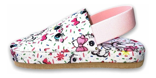 Sandalia Pantunfla Dibujos Para Niña Moda Casual Mod 009