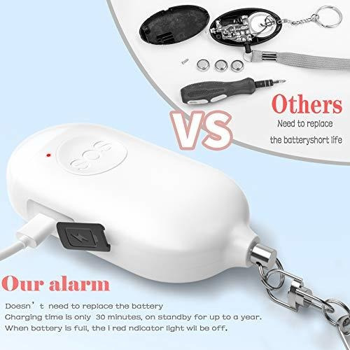 Sirena De Alarma Personal Kimfly Safesound, Paquete De 1 Uni