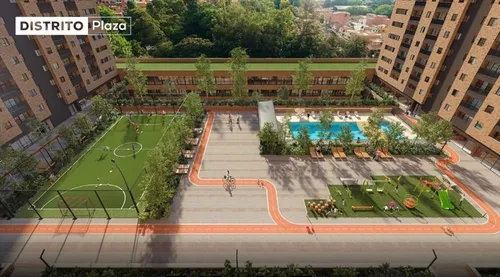 Vendo Apartamento En Distrito Plaza Bello - Cesión De Derechos Con Parq Y Cuarto Útil