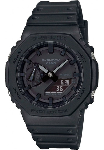 Relógio Casio G-shock Oak Ga-2100-1a1dr All Black + Nfe