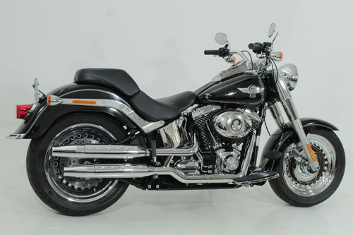 Harley-davidson Fat Boy Flstf 2014 Preta
