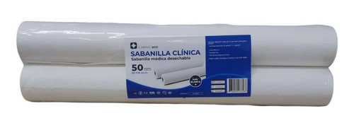 Sabanillas Clínica (2 Rollos Por Pack 50 Mt X Rollo) Premium