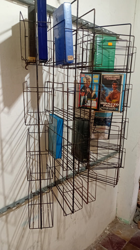 Lote 5 Exibidores Para Peliculas Vhs Videoclub (Usado)