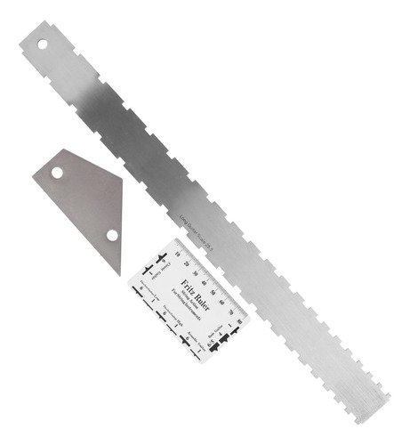 Guitarra Ruler Neck Straight Edge String Action Fret Rocker