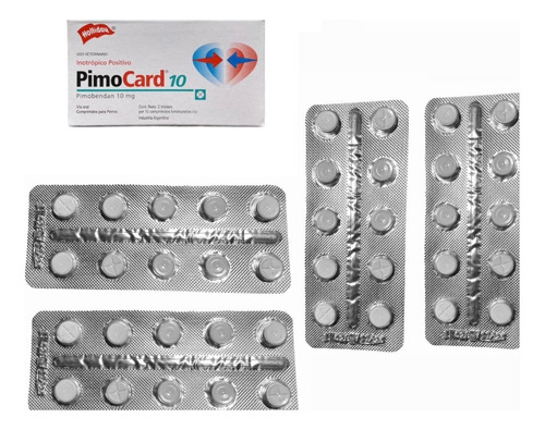 Pimocard 10 Mg ( 40 Comprimidos) Pimoden