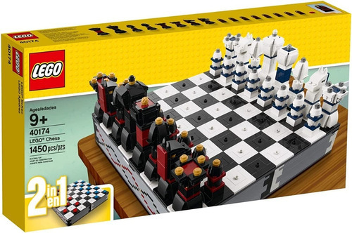 Lego Iconic 40174 2 Em 1 Xadrez E Damas 1450 Peças 