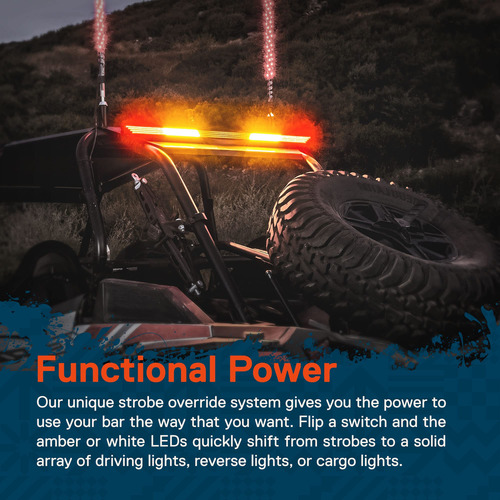 Barra De Luz Led Para Polaris Rzr Can-am Utv Atv Sxs Camión