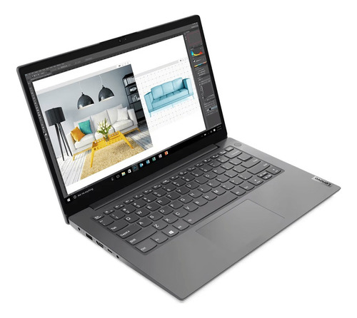 Notebook Lenovo V14 Gen2 Español 14 I5 8gb Ddr4 1tb Hdd Color Platinum Gray