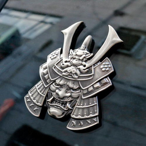 Samari Máscara De Samurai Adesivo De Decalque