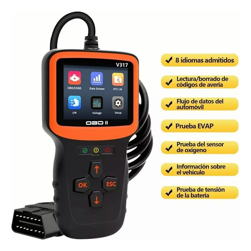 Escáner De Diagnóstico Obd2 V317 Para Automóvil