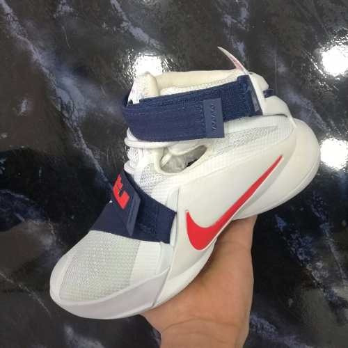 Botas Nike Lebron James Blanco Azul Mujer Hombre Envio Grati | Mercado Libre