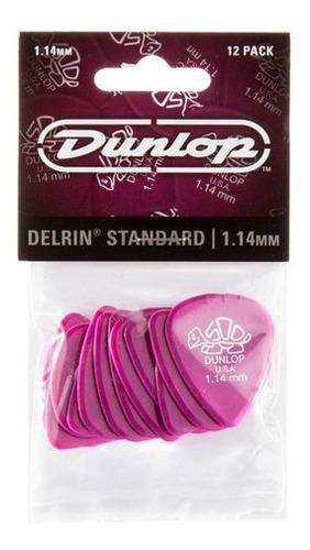 Puas Jim Dunlop 41p 1.14 Delrin 500 Pack X 12 
