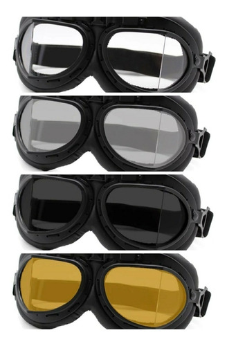 Gafas Clasicas Moto Casco Vintage Cafe Racer Harley Chopper