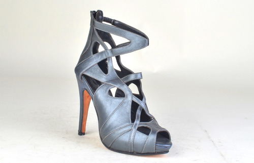Imagen 2 de 6 de Zapatos Sandalias De Cuero De Mujer - Liz - Ferraro