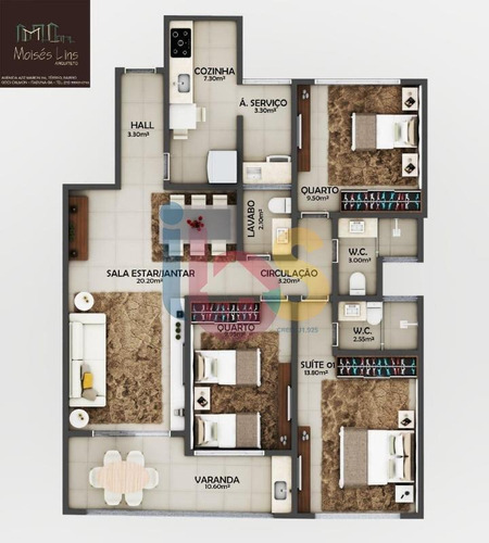 Imagem 2 de 5 de Vendo Apartamentos 3/4 No Residencial Distak - Centro - Itabuna/ba - 5732