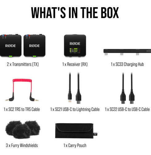 Microfone Lapela Rode Wireless Go (gen 3)