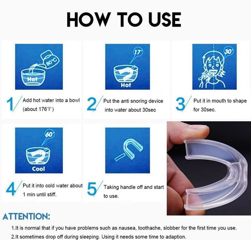 Imagen 5 de 6 de Protector Bucal Para Bruxismo C/escutche
