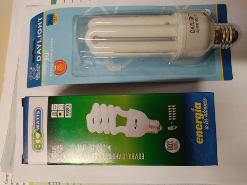 Bombillos Ahorradores De 20 O 26w Luz Blanca E-27