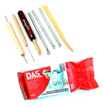 Comprar Arcilla Das Ceramica Blanca Sin Horno Y 7 Herramientas