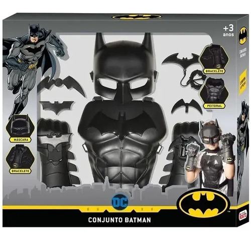 Imagem 1 de 3 de Conjunto Batman Completo + Acessórios 9523 - Rosita