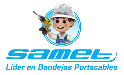 Imagen 5 de 6 de Bandeja Portacable Smarttray Samet 100mm Ala 50 X 3 Metros
