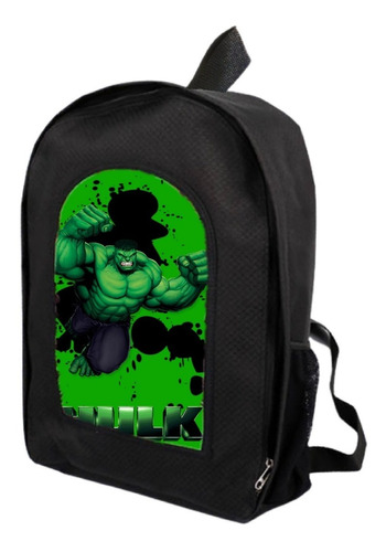 Mochila Clásica - Hulk - Gamer/comic/series/anime