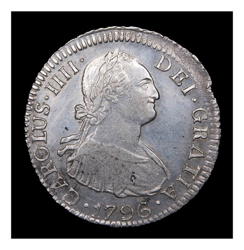 Potosí 2 Reales 1796 Pp Exc Plata Cj 78. 8 Carlos Iv