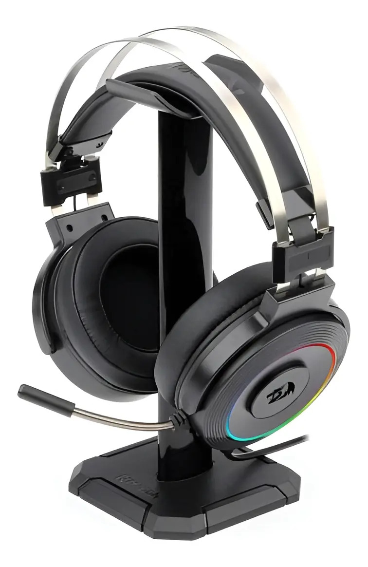 Headset Redragon H320-rgb Lamia cor Preto
