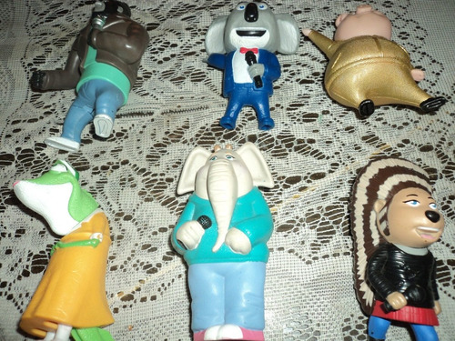 Imagen 2 de 2 de Sing Canta Lote 6 Figuras M&d Llevate Todas Checar Descrip