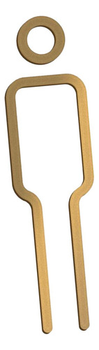 Letrero De Baño Acrílico, Símbolos De Puerta De Baño,