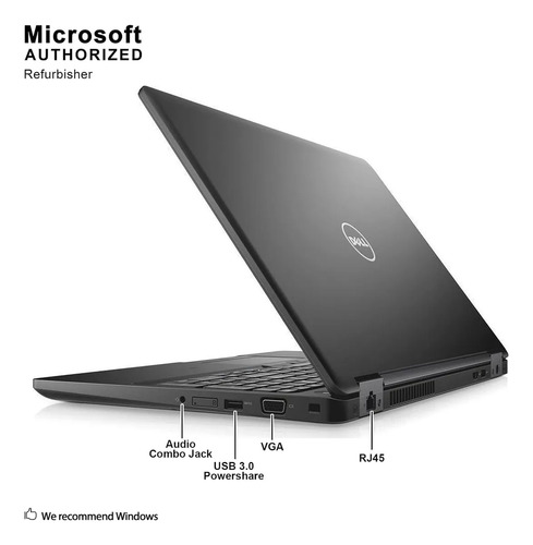 Dell Latitude 5580 Core I5 6300u 8 Gb Ram 512gb Ssd 15.6 Fhd Negro (Reacondicionado)
