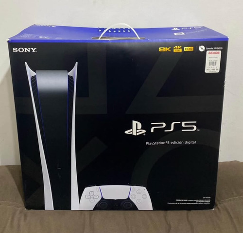 Sony Ps5 Edición Digital 825gb Con Caja Y Accesorios Blanco