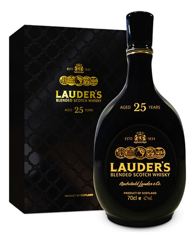 Whisky Lauder's 25 Años 700ml 42% Abv Blended Scotch