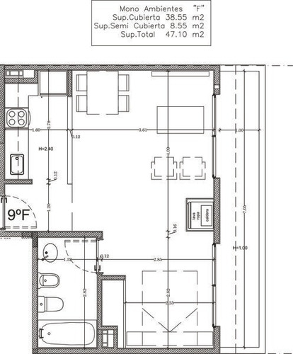 Imagen 24 de 30 de Departamento En Venta De 1 Ambiente En Colegiales