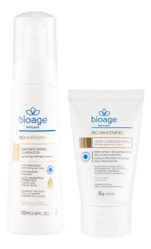 Kit Clareador Para Área Íntima Bioage