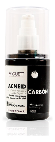 Acneid + Carbon Activado Loción Facial  Miguett 110 Ml