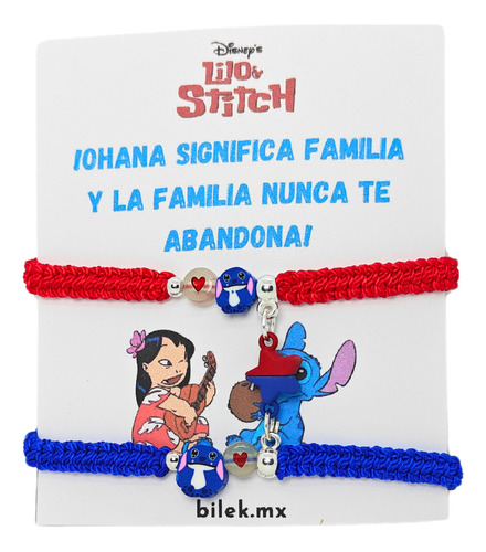 Pulseras De Lilo Y Stitch Con Imán