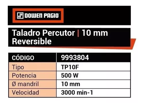 Taladro percutor 500 W - BT-Ingenieros