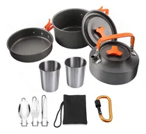 Comprar Set De Ollas Para Camping Con Accesorios - Aluminio