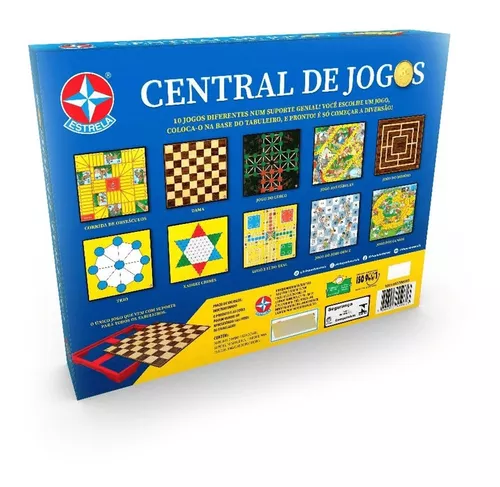 Kit Jogos De Tabuleiro Central De Jogos - Original Estrela