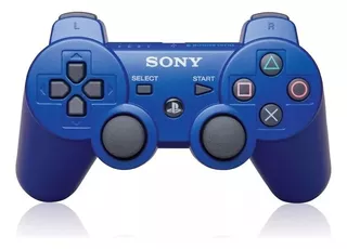 Control joystick inalámbrico Sony PlayStation Dualshock 3 metallic blue
