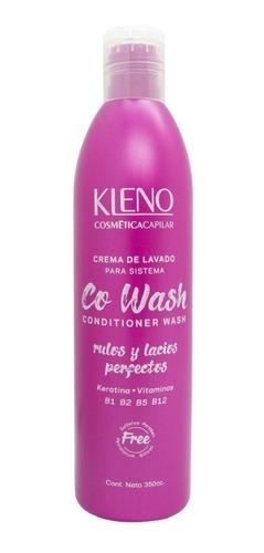 Kleno Co Wash Crema De Lavado Acondicionador Con Keratina 3c