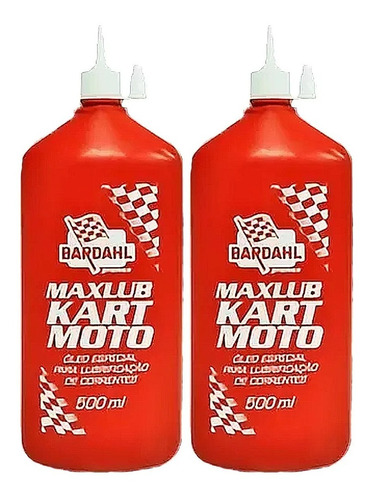 2 Óleos Lubrificante Corrente Bardahl Maxlub Kart E Moto