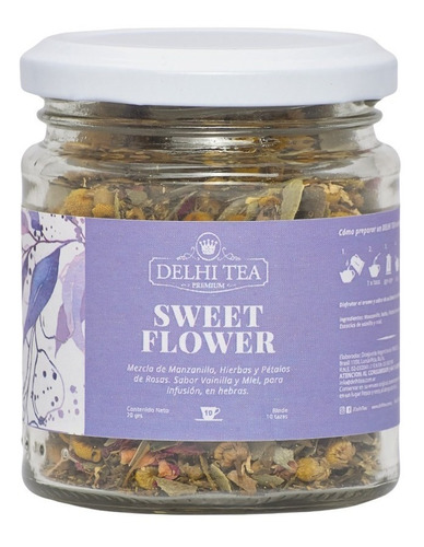 Imagen 1 de 3 de Delhi Tea Hebras Frasco Te Blend Premium