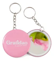 Comprar 80 Espelhos Chaveiros Personalizados Gratidão Boas Festas