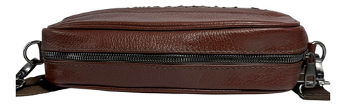 Bandolera De Piel Crossbody Bolso De Hombro Piel Avestruz