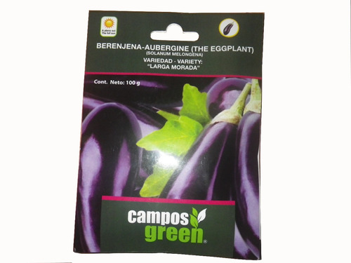 Semilla Certificada De Berenjena Variedad Larga Morada