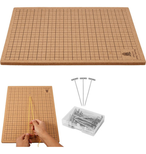 Tabla De Macramé Con Alfileres, Macram Portátil De Doble Car