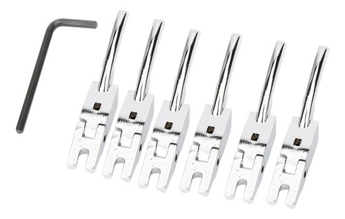 6pcs Guitarra Puente Cuerda Silline Para Tremolo Instrumento