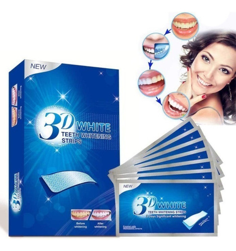 Dental Whitening Strips Oral-b 3d-w - Unidad a $223